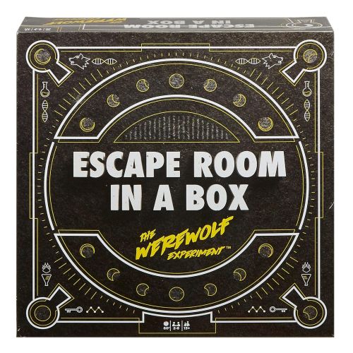 마텔 Mattel Games Escape Room in a Box: The Werewolf Experiment, Board Game for Adults and Kids 13+