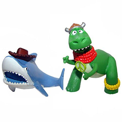 마텔 Mattel Toy Story Color Splash Buddies Rex and Shark 2-Pack
