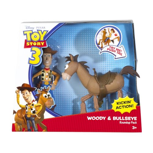 마텔 Mattel Toy Story 3 Woody & Bullseye Roundup Pack