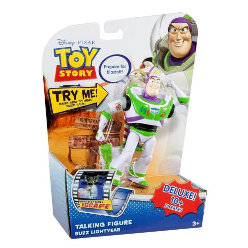 마텔 Mattel Toy Story Deluxe Talking Buzz Lightyear Figure