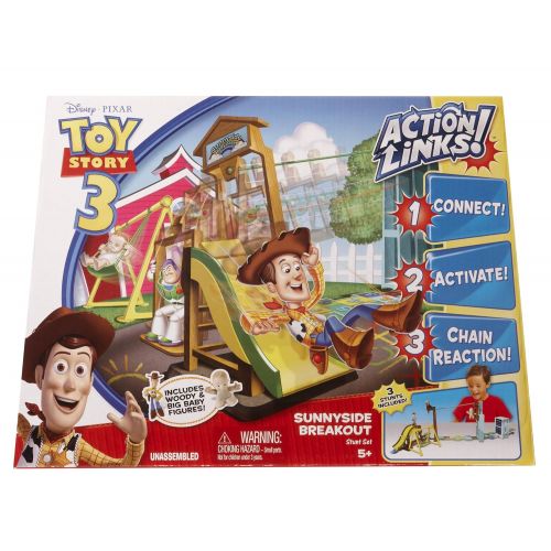 마텔 Mattel Toy Story 3 Action Links Sunnyside Breakout Stunt Set