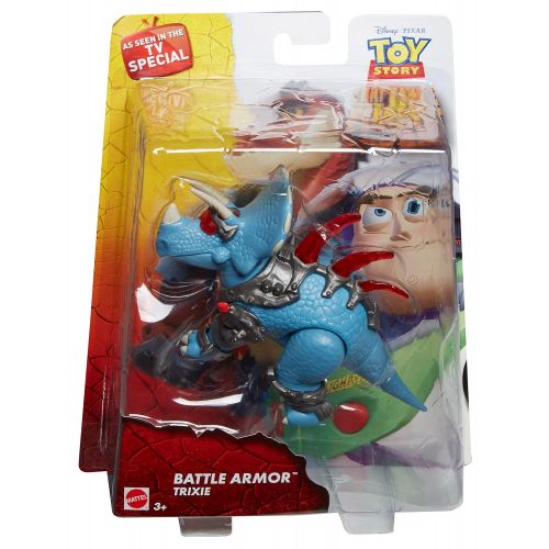 마텔 Mattel Disney Toy Story That Time Forgot Battlesaurs Trixie Figure: Toys & Games