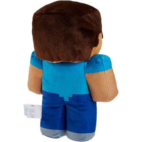 마텔 Mattel Minecraft Basic Plush Character Soft Dolls, Video Game-Inspired Collectible Toy Gifts for Kids & Fans Ages 3 Years Old & Up