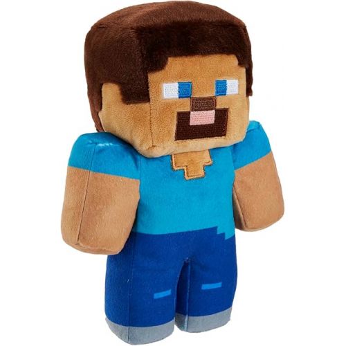 마텔 Mattel Minecraft Basic Plush Character Soft Dolls, Video Game-Inspired Collectible Toy Gifts for Kids & Fans Ages 3 Years Old & Up