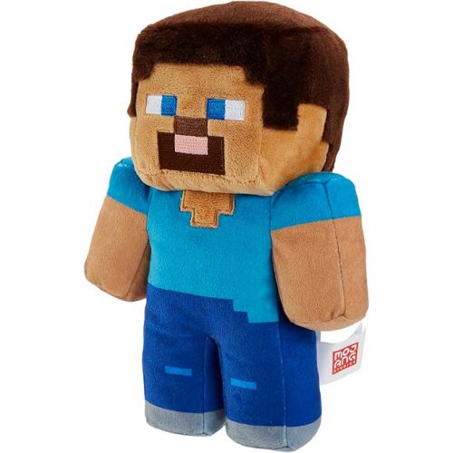 마텔 Mattel Minecraft Basic Plush Character Soft Dolls, Video Game-Inspired Collectible Toy Gifts for Kids & Fans Ages 3 Years Old & Up