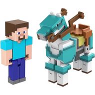 Mattel Minecraft Action Figure 2-Pack with Skeleton & Trap Horse Collectible Figures & Accessories, 3.25-in Scale Toy Set