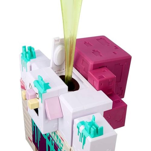 마텔 Mattel Minecraft Legends Action Figure, Devourer with Slime Attack Action & Accessory, Collectible Toy, 3.25-inch