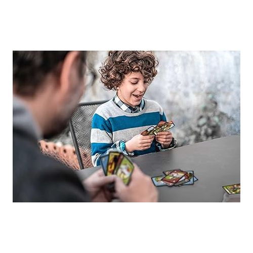 마텔 Mattel Games UNO Minecraft Card Game Videogame-Themed Collectors Deck 112 Cards with Character Images, for Fans Ages 7 Years Old & Up