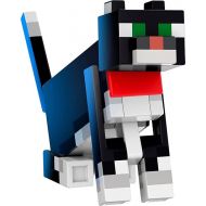 Mattel Minecraft Diamond Level Tuxedo Cat Action Figure with 4 Accessories, 5.5-in Collector Scale & Pixelated Design