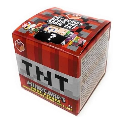 마텔 Minecraft TNT Series 25 Mini Figure Mystery Pack (Bundle of 3 Packs)