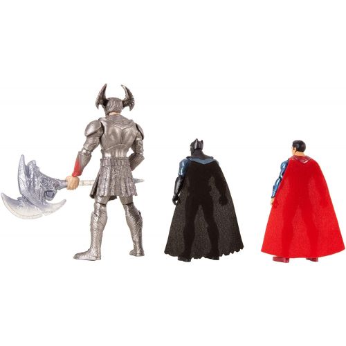 마텔 [아마존 핫딜]  [아마존핫딜]Mattel FGG57 DC - Justice League Movie Basis 15cm Actionfiguren, 3er Actionfigur Pack, Spielzeug ab 3 Jahren