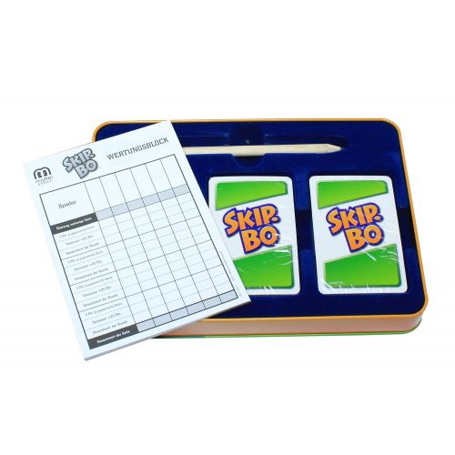 마텔 [아마존 핫딜]  [아마존핫딜]Mattel Games L3671 Skip-Bo Deluxe in Metalldose Kartenspiel, geeignet fuer 2 - 6 Spieler, Spieldauer ca. 30 Minuten, ab 7 Jahren