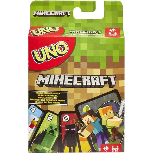 마텔 Mattel Games UNO Minecraft Card Game