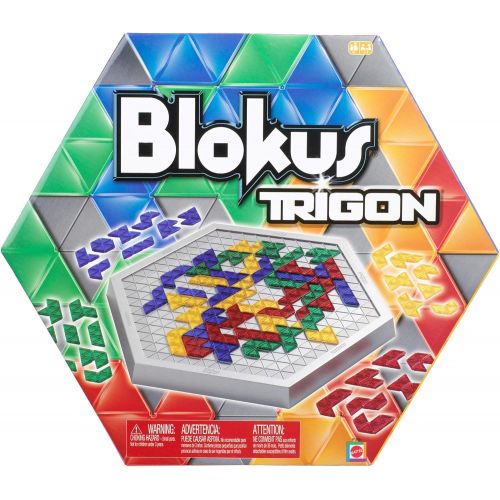 마텔 Mattel Blokus Trigon Game [Amazon Exclusive] & Blokus Game [Amazon Exclusive]