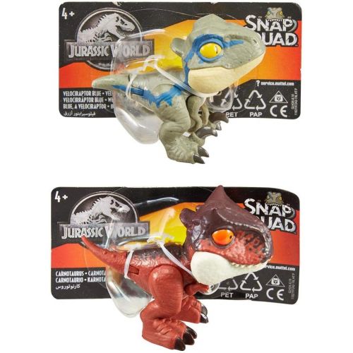 마텔 Mattel-GKX72 Jurassic World Dino Mouths 11 x 5 cm, Multicolour (GKX72)