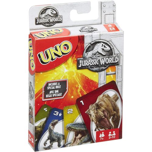 마텔 Mattel Games UNO: Jurassic World - Card Game