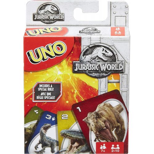 마텔 Mattel Games UNO: Jurassic World - Card Game