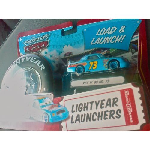 마텔 Mattel Disney / Pixar CARS Movie 1:55 Die Cast Car Lightyear Launchers Rev N Go