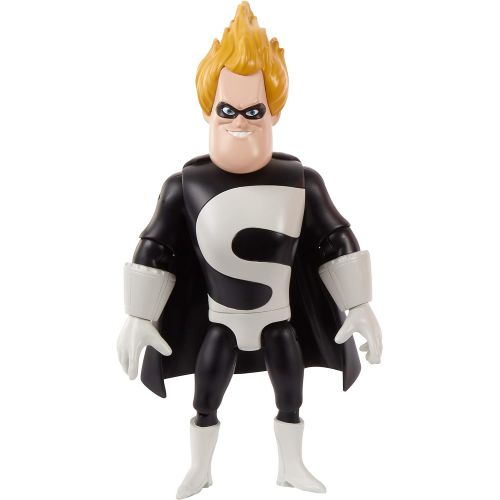 마텔 Mattel Disney Pixar The Incredibles Syndrome Action Figure, 7.25 in Tall, Highly Posable with Authentic Detail,vMovie Toy Gift for Collectors Kids Ages 3 Years Old & Up