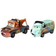 Mattel Cars Disney Pixar Race Team Mater & Fillmore with Headset 2 Pack
