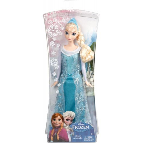 마텔 Mattel Disney Frozen Sparkle Princess Elsa Doll