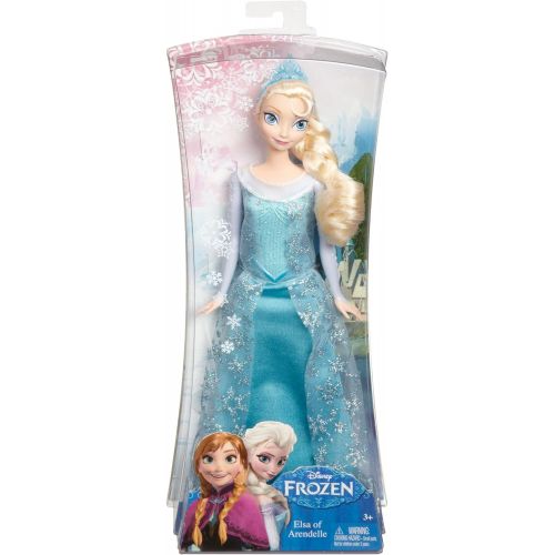 마텔 Mattel Disney Frozen Sparkle Princess Elsa Doll