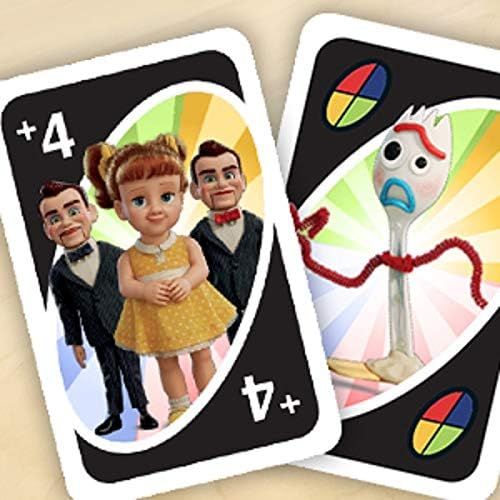 마텔 Mattel Games UNO Featuring Disney Pixar Toy Story 4 Kids and Family Card Game