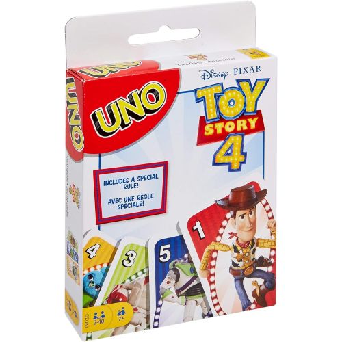 마텔 Mattel Games UNO Featuring Disney Pixar Toy Story 4 Kids and Family Card Game
