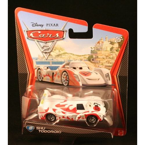 마텔 Mattel Disney / Pixar CARS 2 Movie 155 Die Cast Car #22 Shu Todoroki