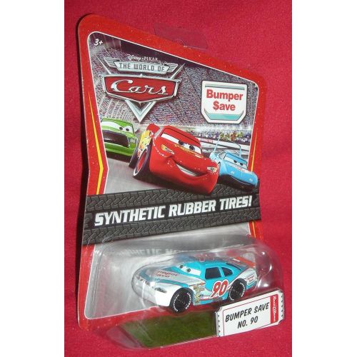 마텔 Mattel Disney / Pixar CARS Movie 1:55 Die Cast Car Motor Speedway of the South #90 Bumper Save Synthetic Rubber Tires Exclusive