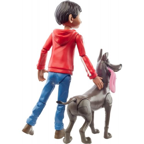 마텔 Mattel Disney Pixar Coco Miguel Action Figure, 5.6 in Movie Character Toy with 3.6 in Dante Dog Figure, Highly Posable with Authentic Design, Gift for Ages 3 Years Old & Up