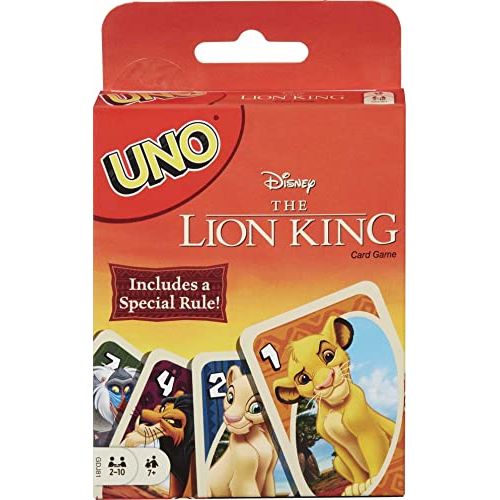 마텔 Mattel Games UNO Disney The Lion King