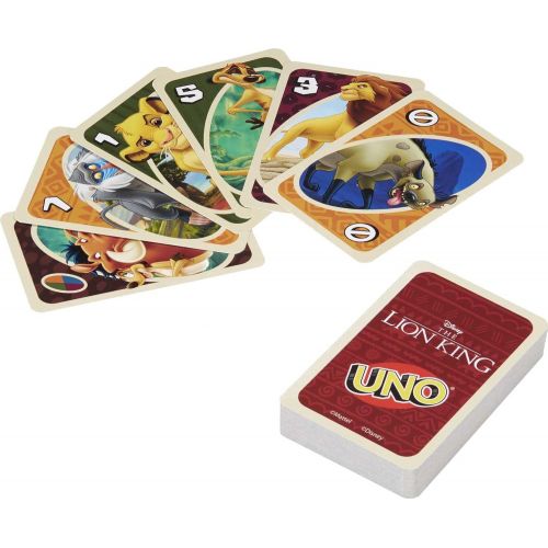 마텔 Mattel Games UNO Disney The Lion King