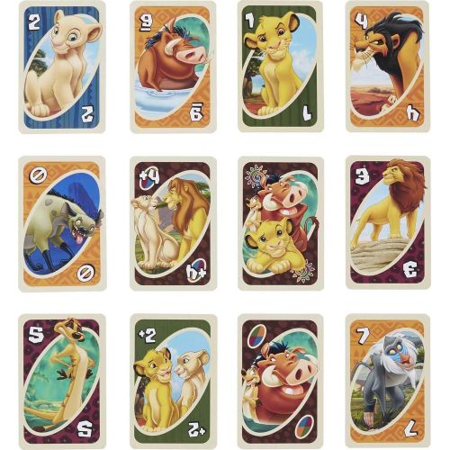 마텔 Mattel Games UNO Disney The Lion King