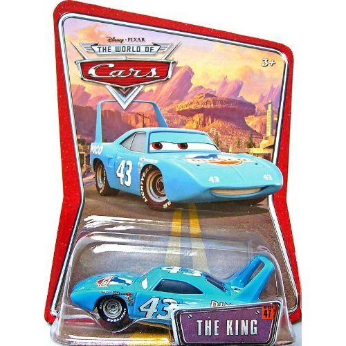 마텔 Mattel Disney Pixar Cars The King Dinoco #43 World of Cars Edition Issue #47 1:55 Scale