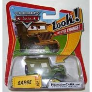 Mattel Disney Pixar Cars 1:55 Scale Lenticular Eyes Sarge Car