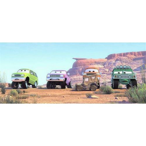 마텔 Mattel Disney Pixar Cars Sarges Boot Camp 5 Pack: MEGA SIZE T.J.,Murphy,Charlie Cargo, Frank Pinkerton, & Sarge