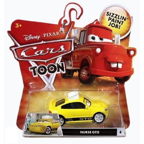 마텔 Mattel NURSE GTO #4 Disney / Pixar Cars 1:55 Scale Cars Toon Die Cast Vehicle