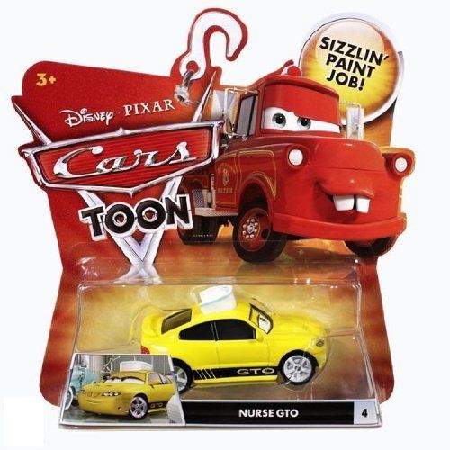 마텔 Mattel NURSE GTO #4 Disney / Pixar Cars 1:55 Scale Cars Toon Die Cast Vehicle