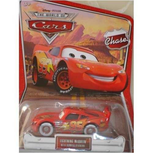 마텔 Mattel Disney Pixar Cars the World of Cars Lightning Mcqueen with Bumper Stickers #35