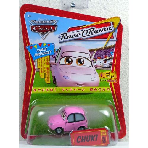 마텔 Mattel Disney / Pixar CARS Movie 1:55 Die Cast Car Series 4 Race O Rama Chuki (Chase Package)