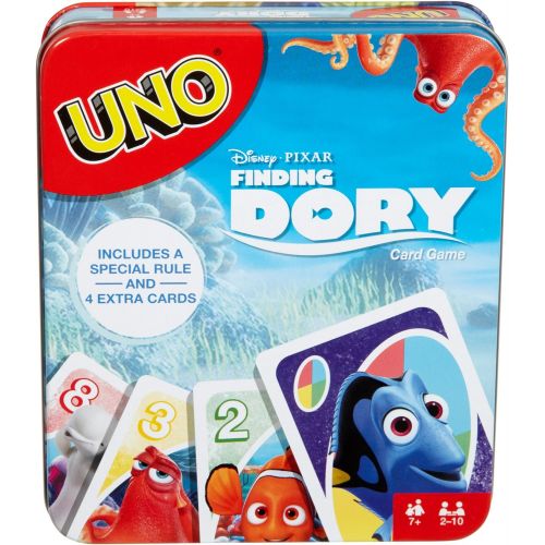 마텔 Mattel Games UNO: Disney Pixar Finding Dory Card Game