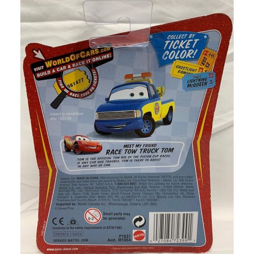마텔 Mattel Disney / Pixar CARS Movie 1:55 Die Cast Car Series 4 Race O Rama Chuck Manifold
