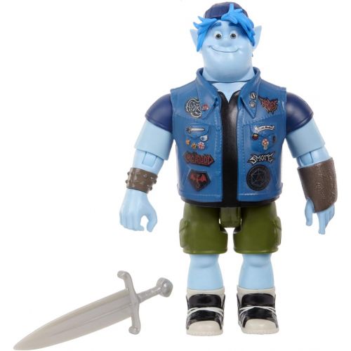 마텔 Mattel ?Disney and Pixar’s Onward Core Figure Barley Character Action Figure Realistic Movie Toy Brother Doll for Storytelling, Display and Collecting for Ages 3 and Up?