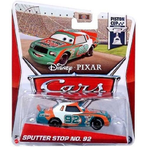 마텔 Mattel Disney / Pixar CARS MAINLINE 1:55 Die Cast Car Sputter Stop No. 92 [Piston Cup 15/18]
