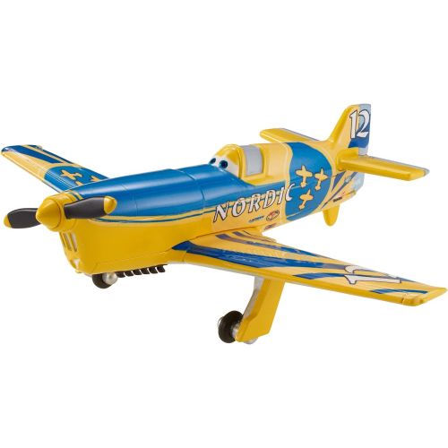 마텔 Mattel Disney Planes Gunnar Viking No. 12 Diecast Aircraft