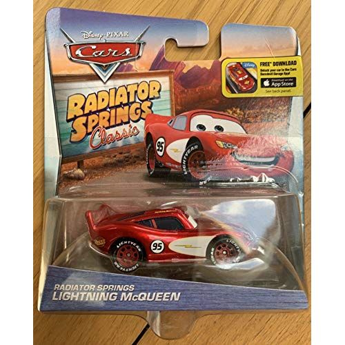 마텔 Mattel Disney/Pixar Cars Radiator Springs Classic Lightning McQueen 1/50 Scale Exclusive Vehicle