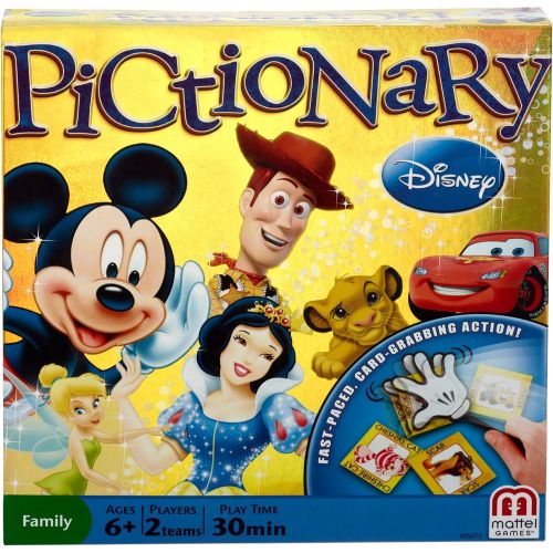 마텔 Mattel Games Pictionary: Disney