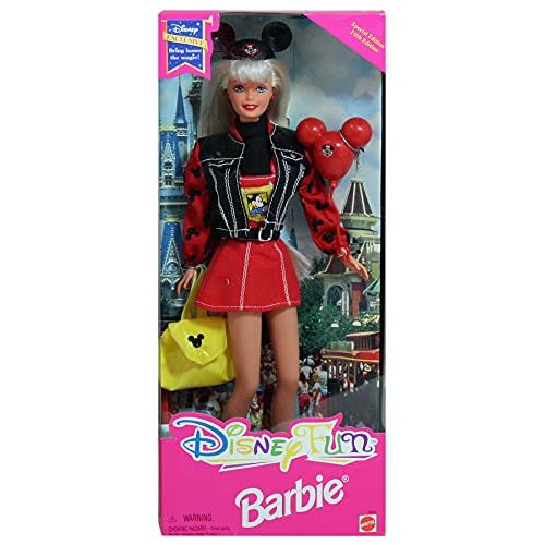 마텔 Mattel Disney Fun Barbie Fifth Edition 1997 w/ Balloon and Mickey Ears 18970