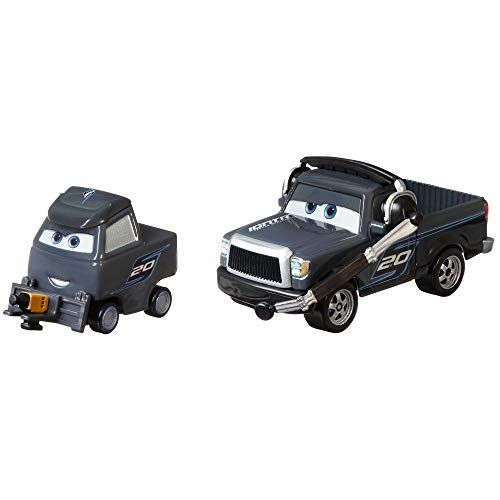 마텔 Mattel Cars Disney Pixar 2 Pack, Ray Reverham & Laura Spinwell, 1:55 Scale Die Cast Fan Favorite Vehicles